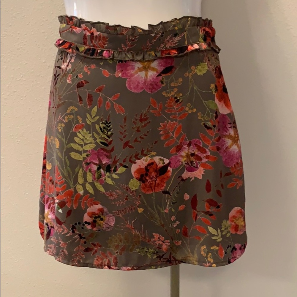 Sage the label floral skirt